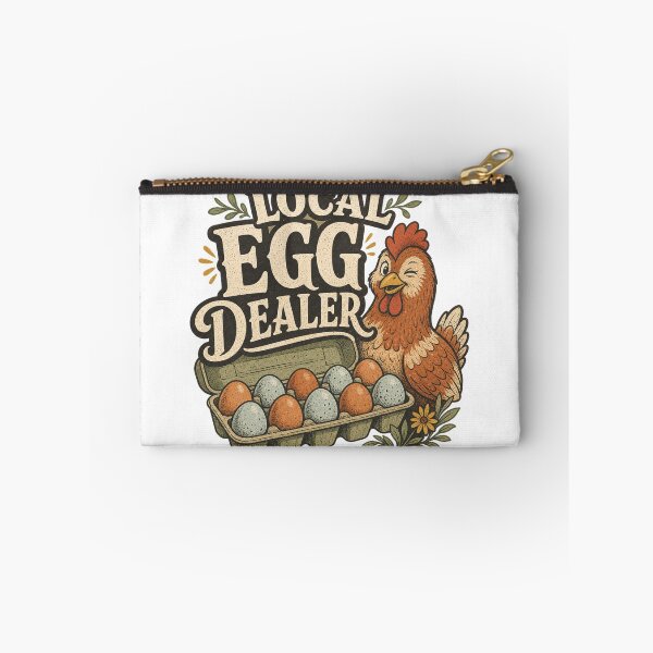 Aperçu de l'œuvre Local Egg Dealer Humour Oeufs Frais Poules Cadeau créée et vendue par BoosterShop.