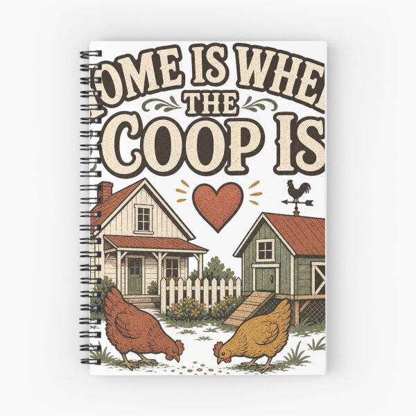 Item preview, Home Is Where The Coop Is Backyard Chicken Keeper Gift designed and sold by BoosterShop.