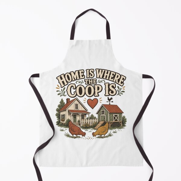 Item preview, Home Is Where The Coop Is Backyard Chicken Keeper Gift designed and sold by BoosterShop.
