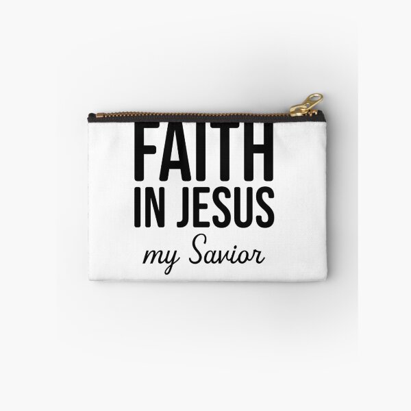 Item preview, Faith In Jesus My Savior  – Christian Faith Typography T-Shirt Design designed and sold by CrossCrafted.