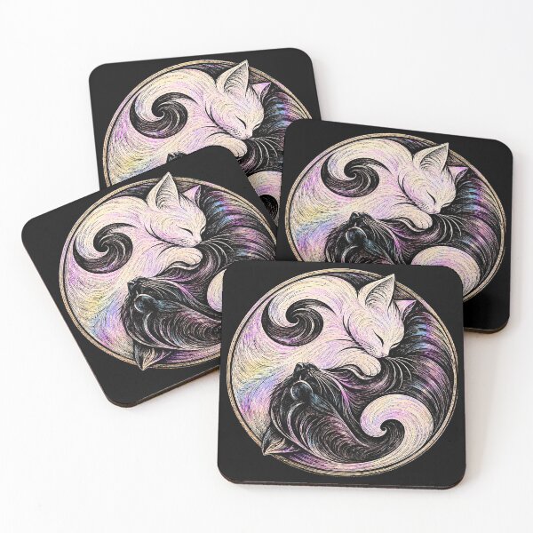 Item preview, ⚖️ PURRFECTLY BALANCED COLLECTION ⚖️ - WOODCUT CATS v1 designed and sold by WheelieGdArt.