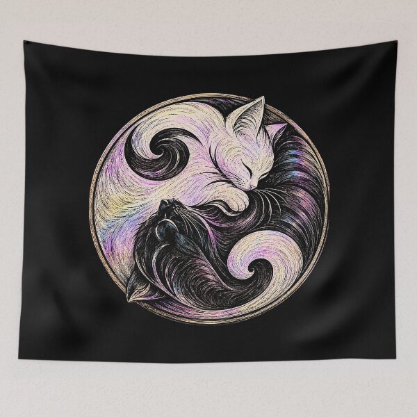 Item preview, ⚖️ PURRFECTLY BALANCED COLLECTION ⚖️ - WOODCUT CATS v1 designed and sold by WheelieGdArt.