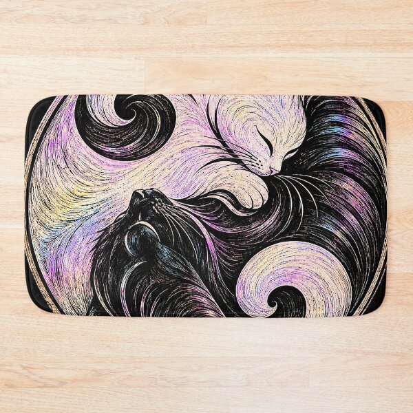Item preview, ⚖️ PURRFECTLY BALANCED COLLECTION ⚖️ - WOODCUT CATS v1 designed and sold by WheelieGdArt.