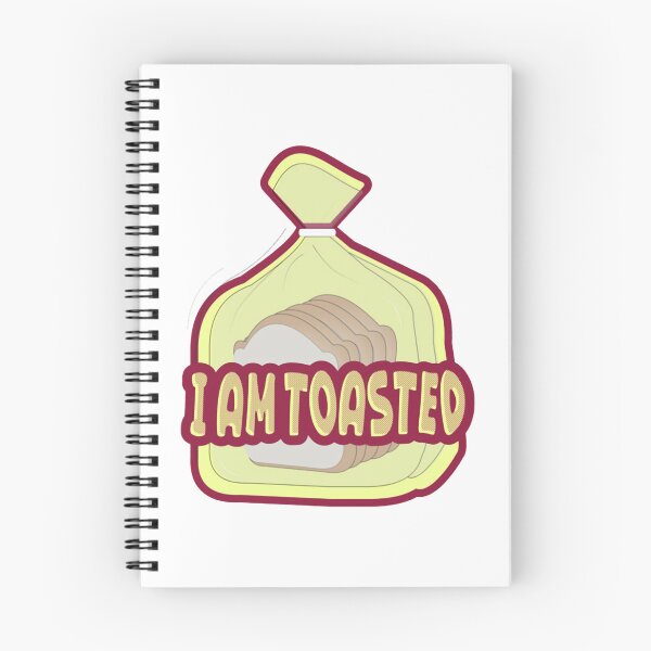 Item preview, I Am Toasted Funny Bread Loaf Pop Art Pun designed and sold by ranzishopp.