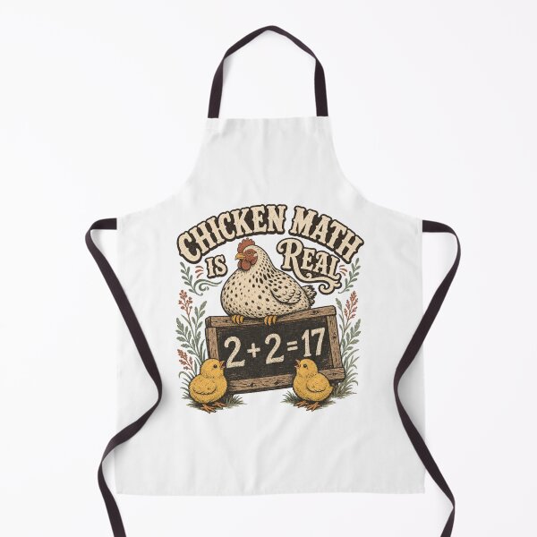 Item preview, Chicken Math Is Real Funny Backyard Chicken Keeper Gift designed and sold by BoosterShop.