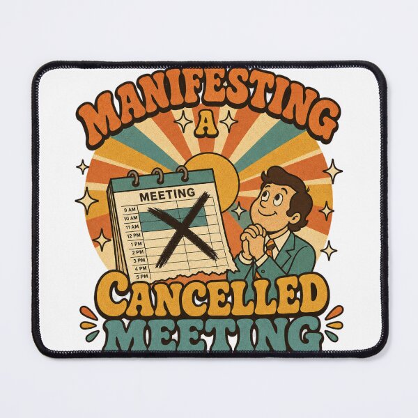 Item preview, Manifesting A Cancelled Meeting Retro Office Humor designed and sold by BoosterShop.