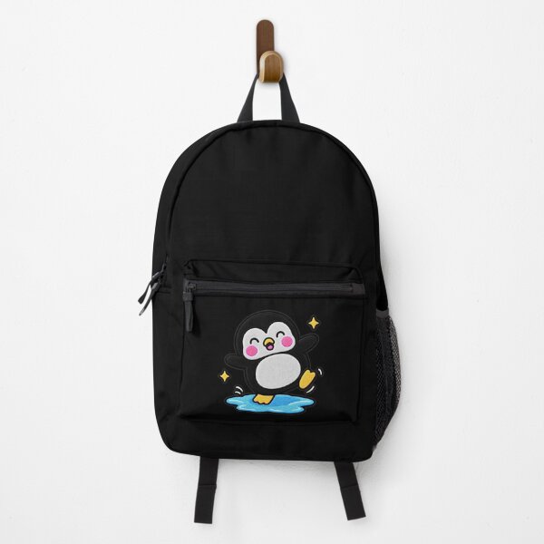 Item preview, Funny Penguin Slipping on Ice Kawaii Embroidery Patch designed and sold by ColorSplash123.