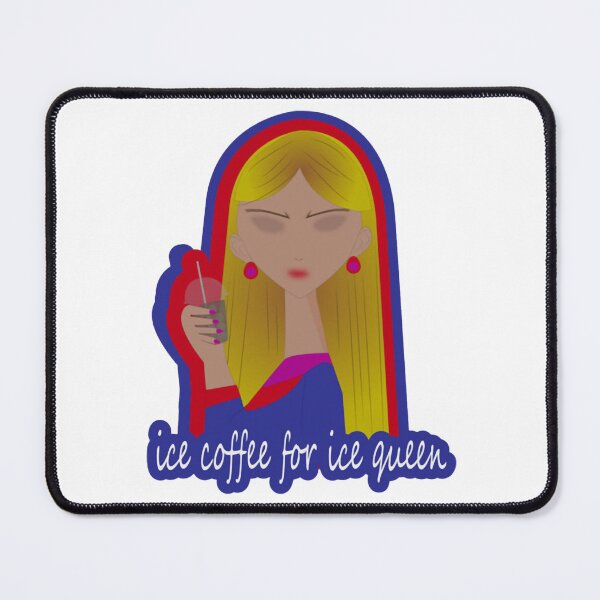 Item preview, Ice Coffee For Ice Queen Funny Quote Girl Graphic designed and sold by ranzishopp.