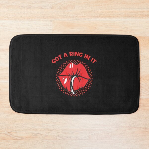 Item preview, Got A Ring In It Lips Piercing Graphic designed and sold by mppjtungo.