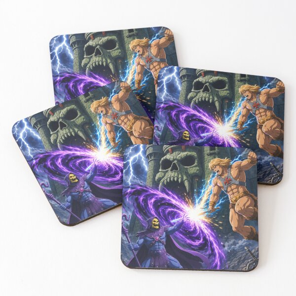 Item preview, Amos del Universo - He-Man y Skeletor designed and sold by Asmat-Artist.