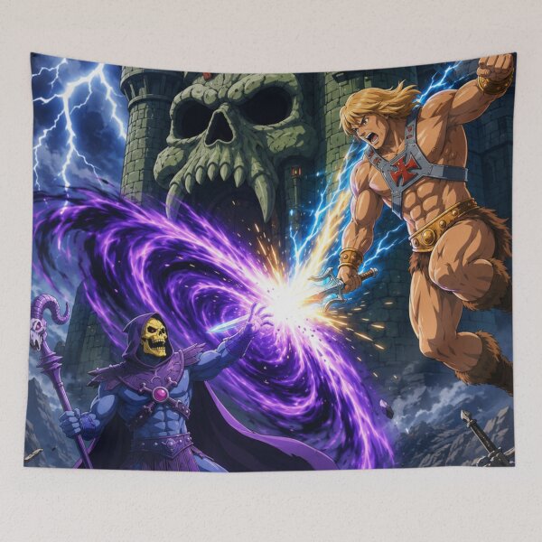 Item preview, Masters of the Universe - He Man and Skeletor designed and sold by Asmat-Artist.
