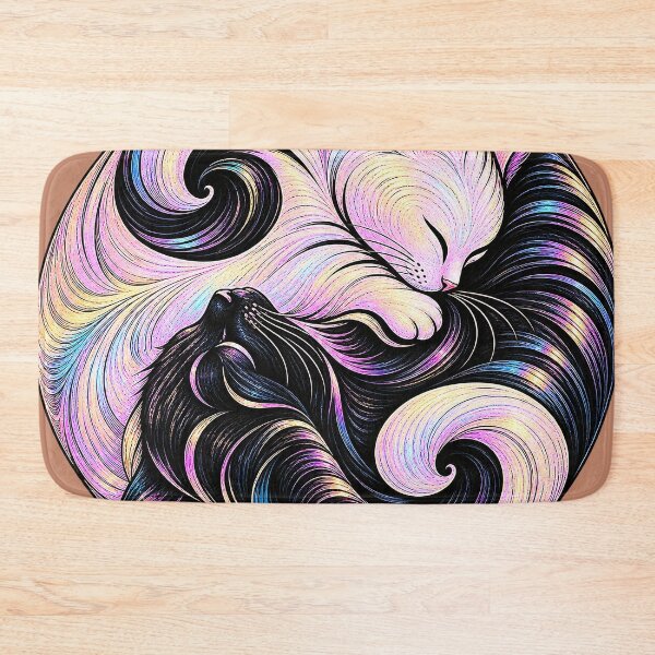Item preview, ⚖️ PURRFECTLY BALANCED COLLECTION ⚖️ - WOODCUT CATS v2 designed and sold by WheelieGdArt.