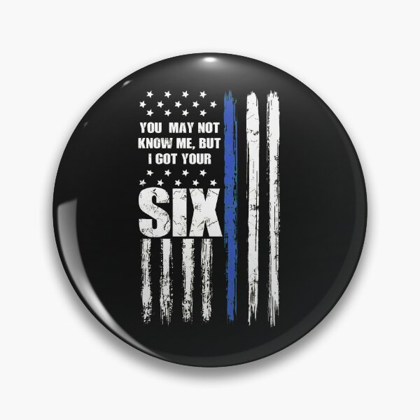 Item preview, Got Your Six Blue Line American Flag Support designed and sold by hgmbkptkw.