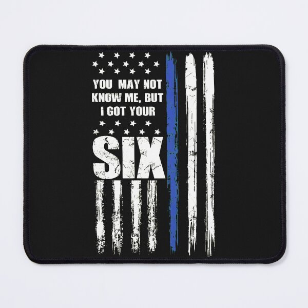 Item preview, Got Your Six Blue Line American Flag Support designed and sold by hgmbkptkw.