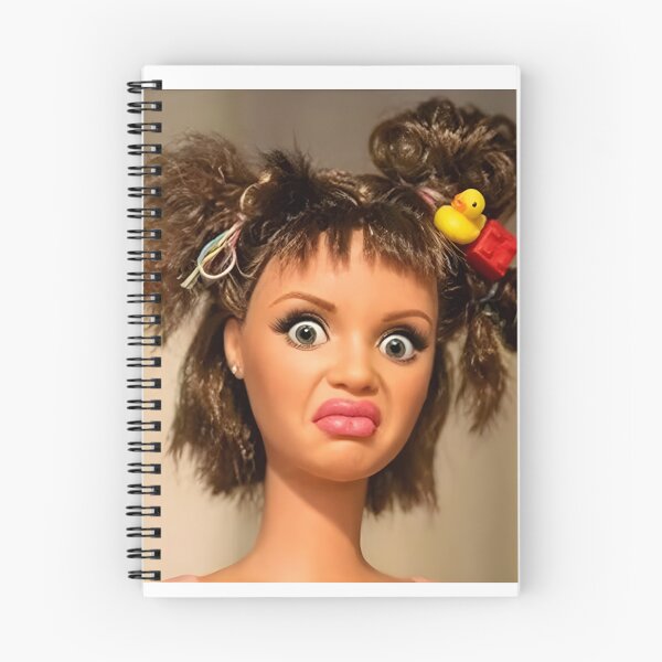 Item preview, Funny Cringe Doll Messy Space Buns Rubber Duck Meme designed and sold by Devilians92.