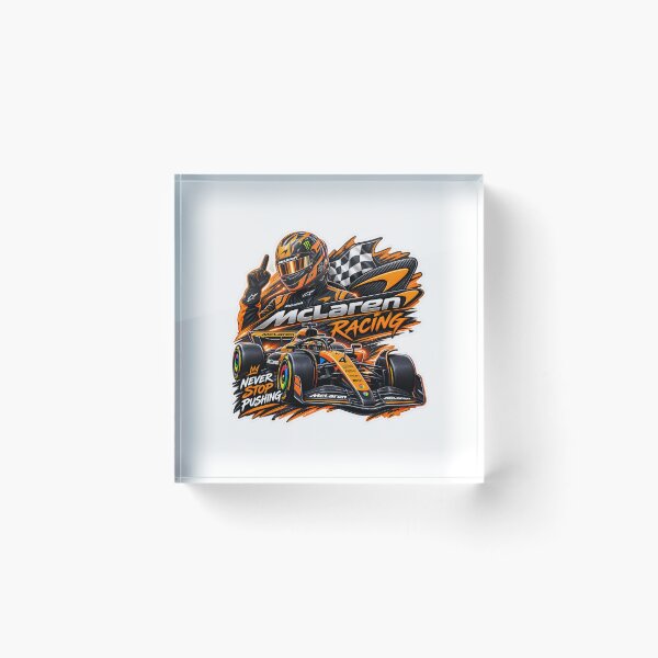 Item preview, McLaren Racing F1 Lando Norris #4 - Never Stop Pushing designed and sold by 7526820081.