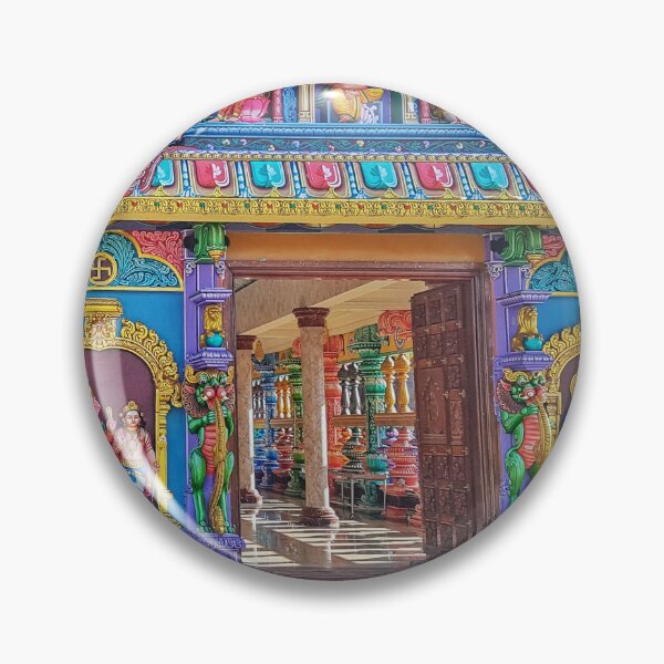 Item preview, Vibrant Batu Caves Hindu Temple Entrance, Kuala Lumpur  designed and sold by Anastasia Kaneva.