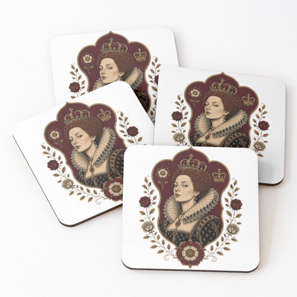 Item preview, Elizabeth I — Tudor Rose Portrait | Qorvun History Shapers designed and sold by Qorvun.