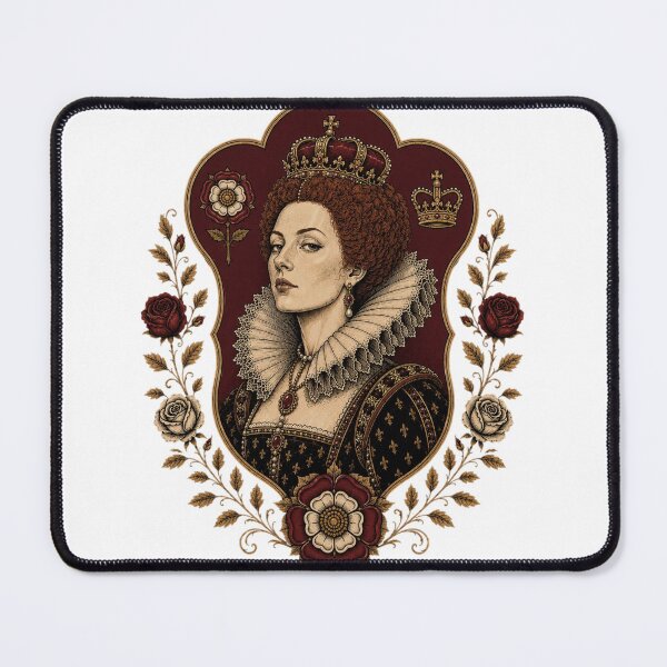 Item preview, Elizabeth I — Tudor Rose Portrait | Qorvun History Shapers designed and sold by Qorvun.