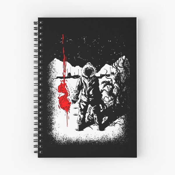 Item preview, Parka Figure Holding Red Glowing Flare In Snowy Antarctic Base designed and sold by Whatcthehole.