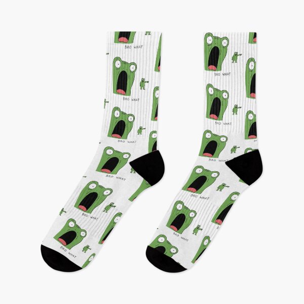 Item preview, Bro What Funny Frog Reaction Meme designed and sold by MonkiFlipp.