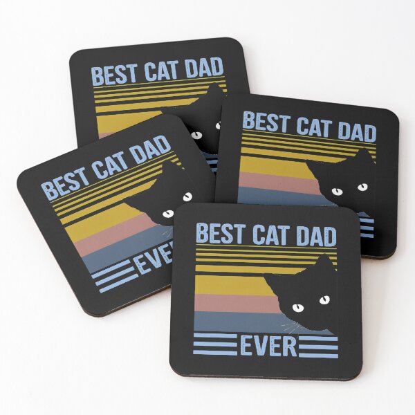 Item preview, Best Cat Dad Ever Retro Vintage Cat Lover Present designed and sold by GiaoCalonas.