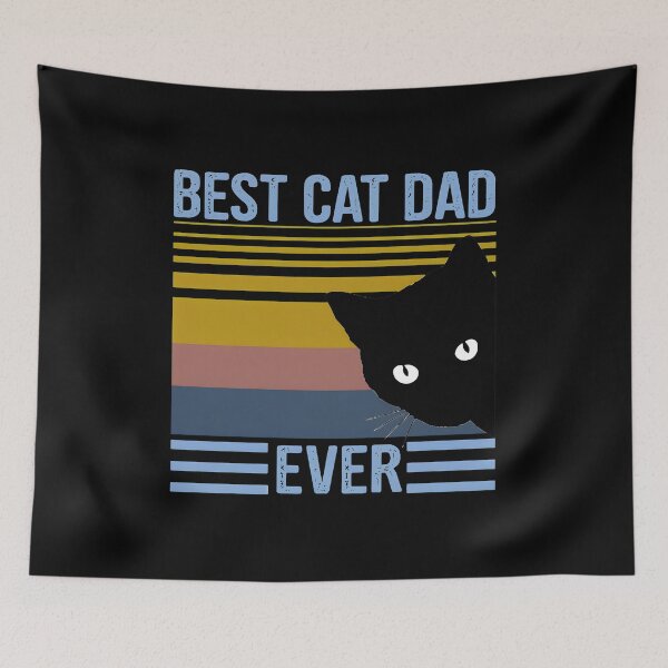 Item preview, Best Cat Dad Ever Retro Vintage Cat Lover Present designed and sold by GiaoCalonas.