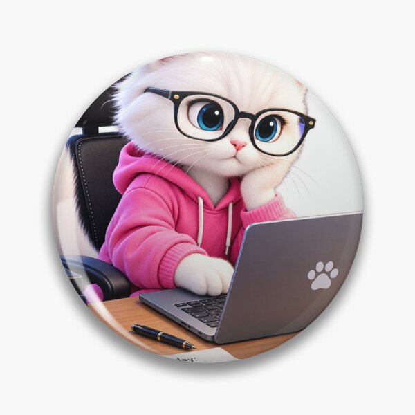Item preview, Cute Coding Cat Programmer Laptop Software Developer designed and sold by KingP1.