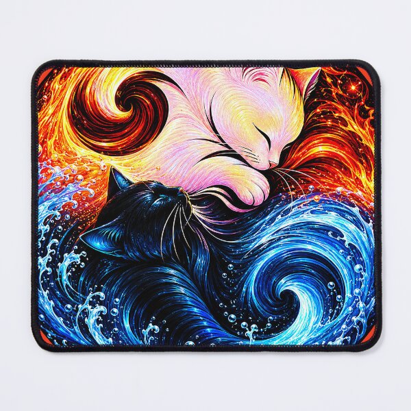 Item preview, ⚖️ PURRFECTLY BALANCED COLLECTION ⚖️ - Fire & Water designed and sold by WheelieGdArt.
