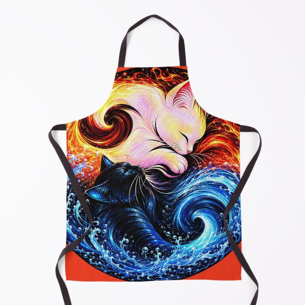 Item preview, ⚖️ PURRFECTLY BALANCED COLLECTION ⚖️ - Fire & Water designed and sold by WheelieGdArt.