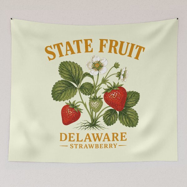 Item preview, Sweet Delaware Strawberry Botanical designed and sold by taiche.