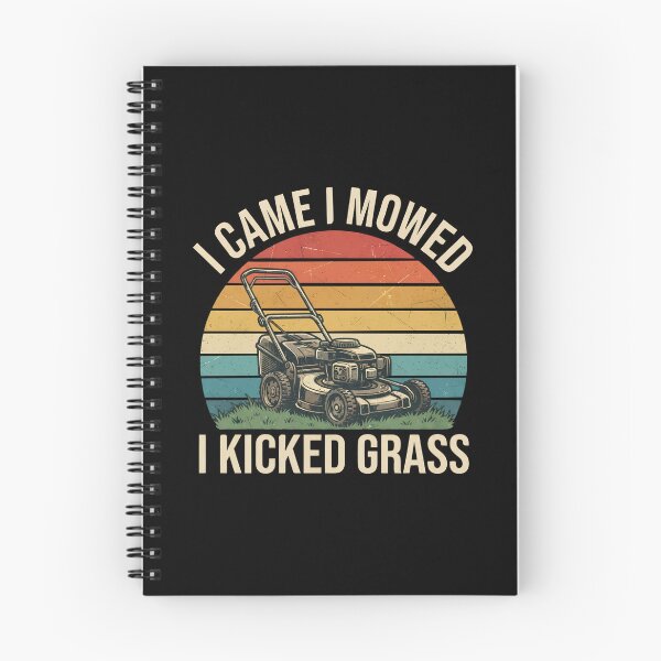 Item preview, I Came I Mowed I Kicked Grass designed and sold by dudelinart.