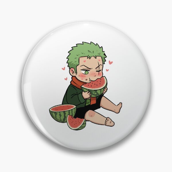 Item preview, Cute Zoro eating watermelon designed and sold by empty25.