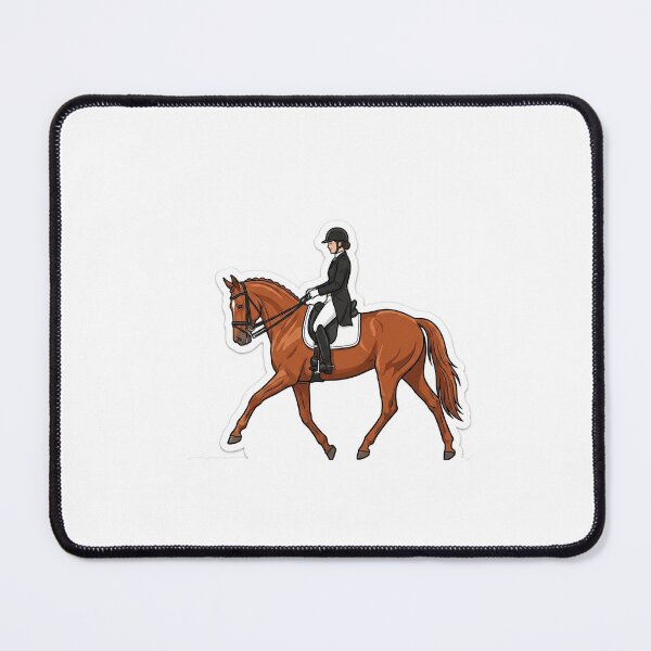 Item preview, Equestrian Dressage Horse Rider - Elegant Horse Riding Sticker designed and sold by 7526820081.
