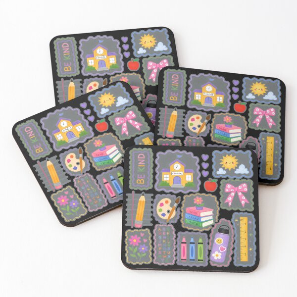 Item preview, Cute School Sticker Collage Study Supplies designed and sold by melisadoneart.