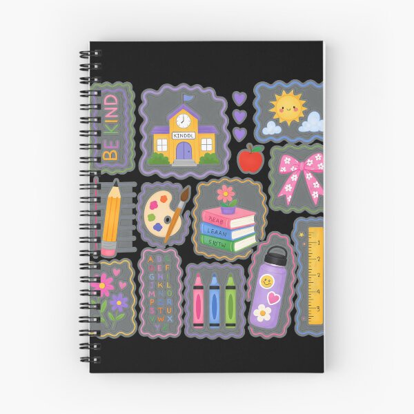 Item preview, Cute School Sticker Collage Study Supplies designed and sold by melisadoneart.