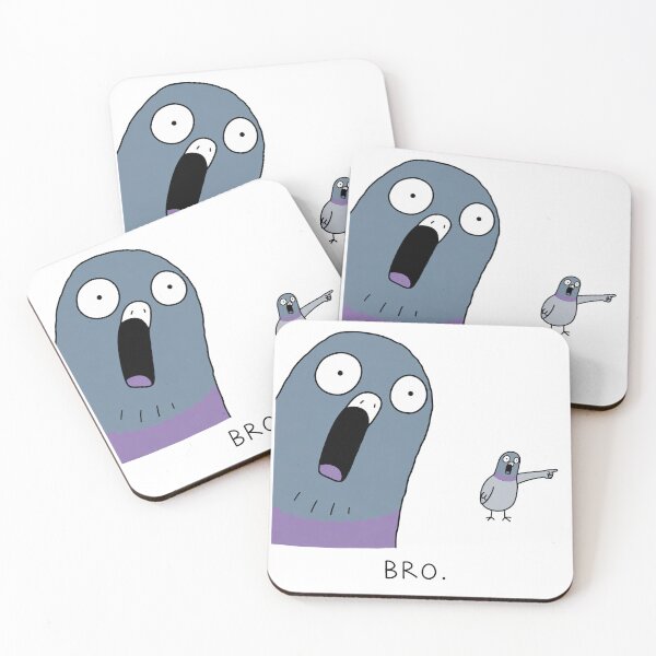 Item preview, Bro Funny Pigeon Reaction Meme designed and sold by MonkiFlipp.