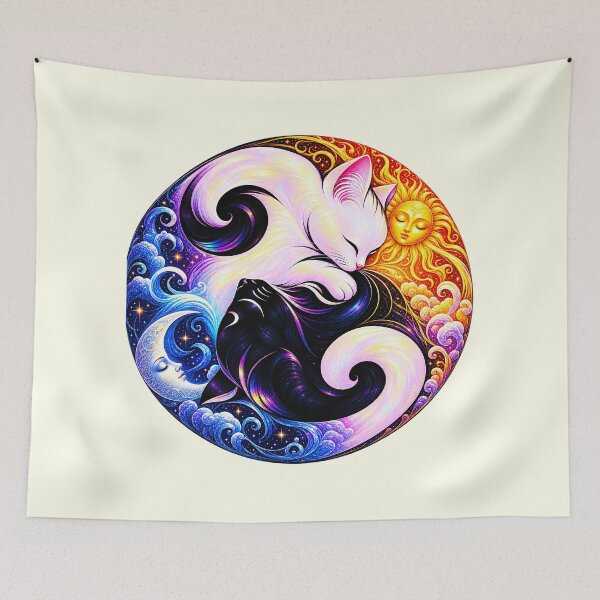 Item preview, ⚖️ PURRFECTLY BALANCED COLLECTION ⚖️ - Sun & Moon v1 designed and sold by WheelieGdArt.