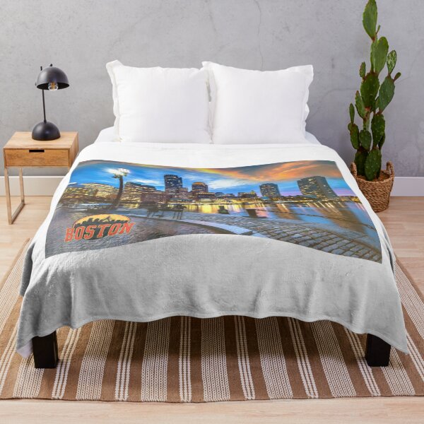 Item preview, Boston Skyline Charles River Vintage Cityscape designed and sold by ReginaSeidman.