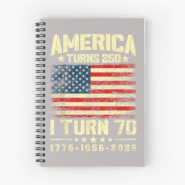 Item preview, America Turns 250 I Turn 70 250th Anniversary 70th Birthday designed and sold by ArleneRowe.