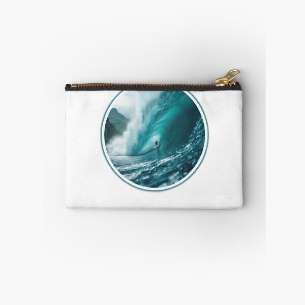 Item preview, Basque Big Wave Surfer — Epic Circular Ocean Art designed and sold by DONOSTIADESIGN.