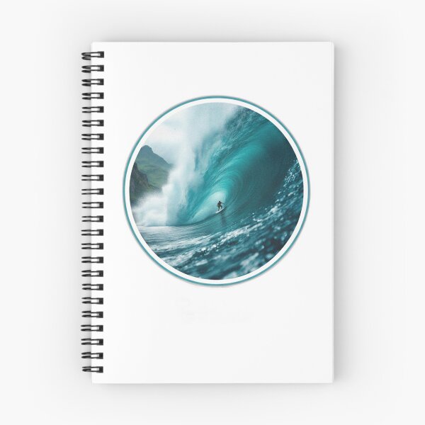 Item preview, Basque Big Wave Surfer — Epic Circular Ocean Art designed and sold by DONOSTIADESIGN.