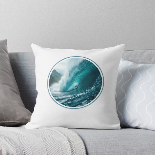 Item preview, Basque Big Wave Surfer — Epic Circular Ocean Art designed and sold by DONOSTIADESIGN.