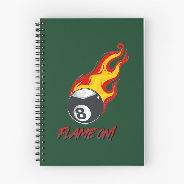 Item preview, Flame On Billiards-Eight-Ball 212 designed and sold by findbeeingarden.