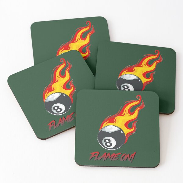 Item preview, Flame On Billiards-Eight-Ball 212 designed and sold by findbeeingarden.