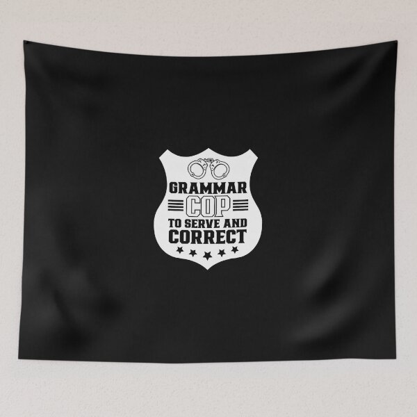Item preview, 1...Grammar Cop To Serve And Correct Emblem Design designed and sold by nuarjcinw.