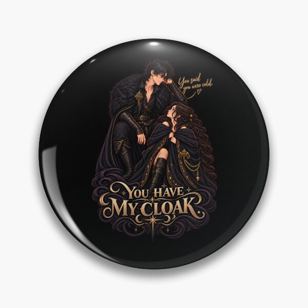 Item preview, You Have My Cloak – Funny Dark Romance Couple designed and sold by JPCuteDesign.