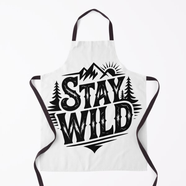 Item preview, Stay Wild Outdoor Mountain Badge Art designed and sold by nova-bloom.