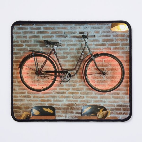 Item preview, Vintage Bicycle Wall Art an Industrial-Style Restaurant designed and sold by Anastasia Kaneva.