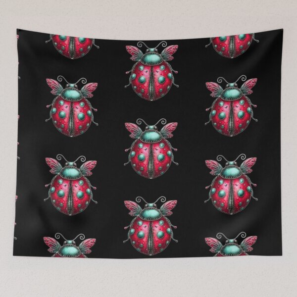 Item preview, Colorful Steampunk Ladybug designed and sold by hrendika.